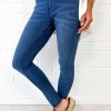 The No-Panel Skinny Jeans - Mid Denim
