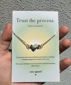 Trust The Process Bracelet - Green Aventurine