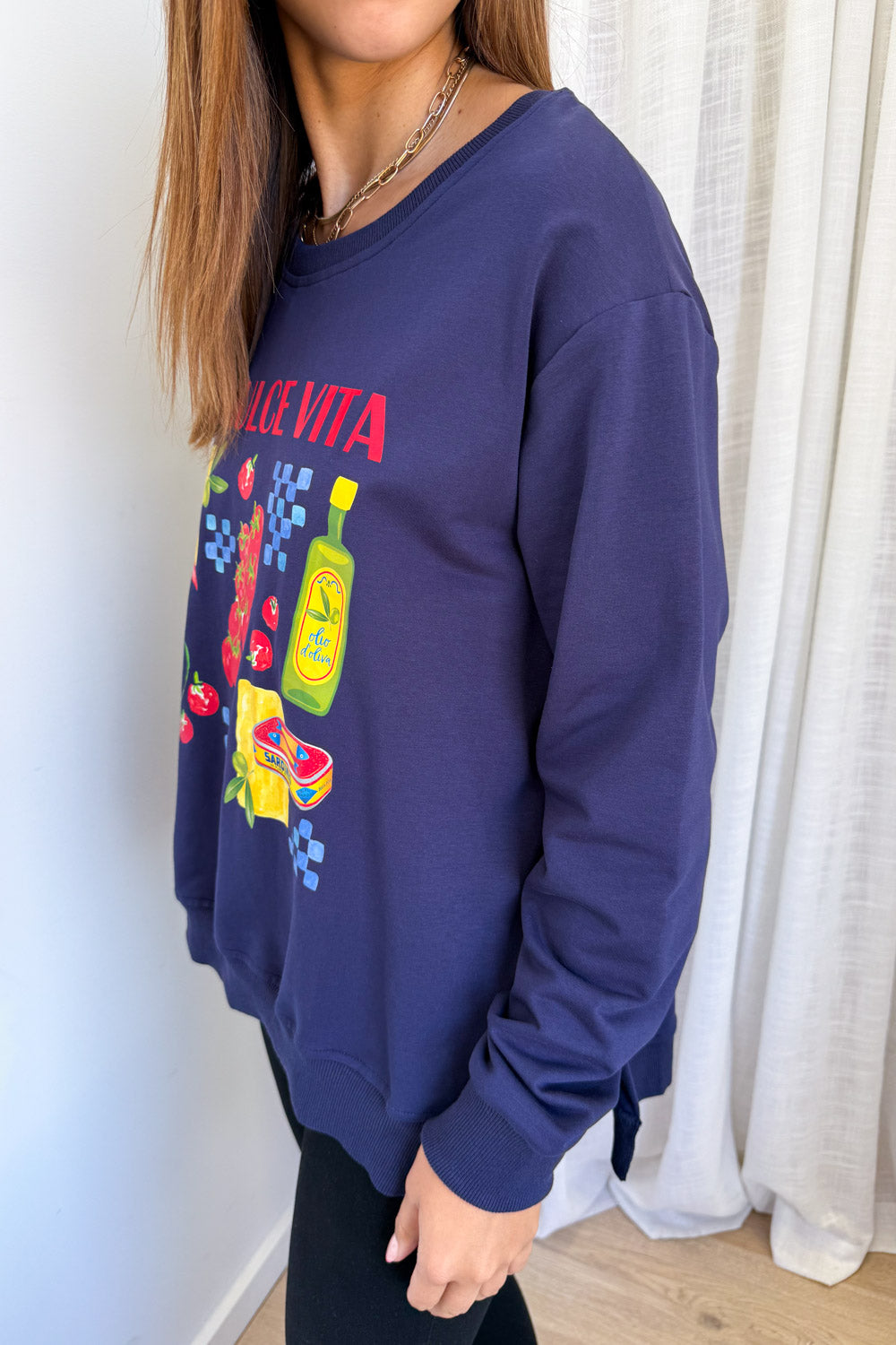 Verona Sweatshirt - Navy - Image 5