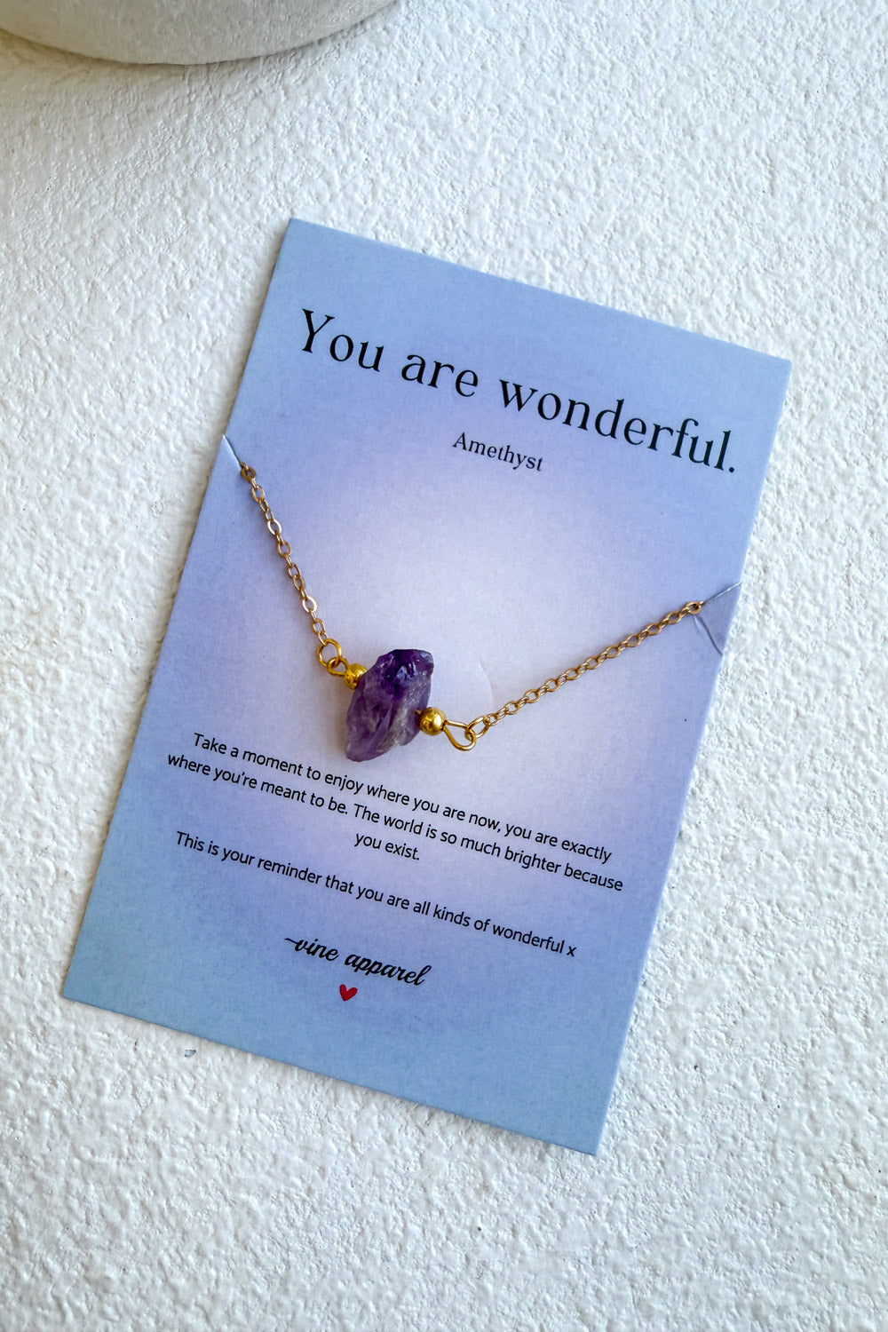 You Are Wonderful Bracelet - Amethyst - Image 5