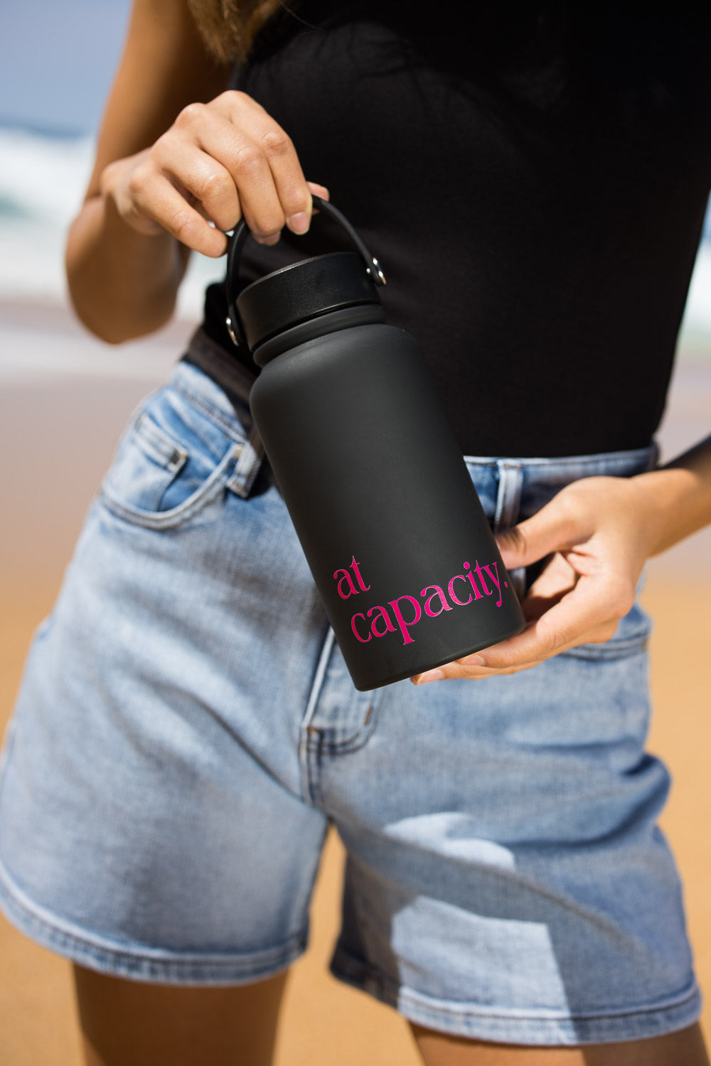 At Capacity Drink Bottle