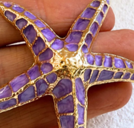 Azure Starfish Brooch - Lilac - Image 5