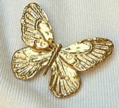 Cove Butterfly Brooch - Gold - Image 4