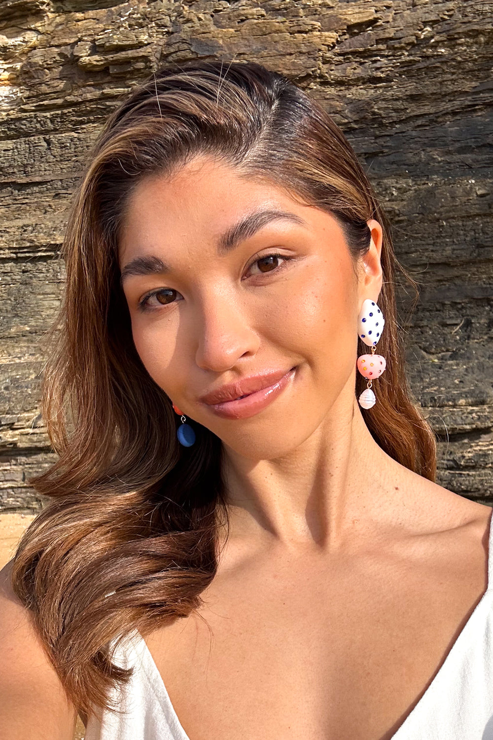 Izzy Earrings - Orange Multi - Image 5