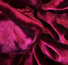 Maple Velour Oversized Scrunchie - Merlot - Image 5